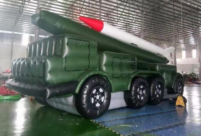 灵山充气导弹发射车